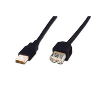 Дата кабель USB 2.0 AM/AF 5.0m Assmann (AK-300202-050-S)