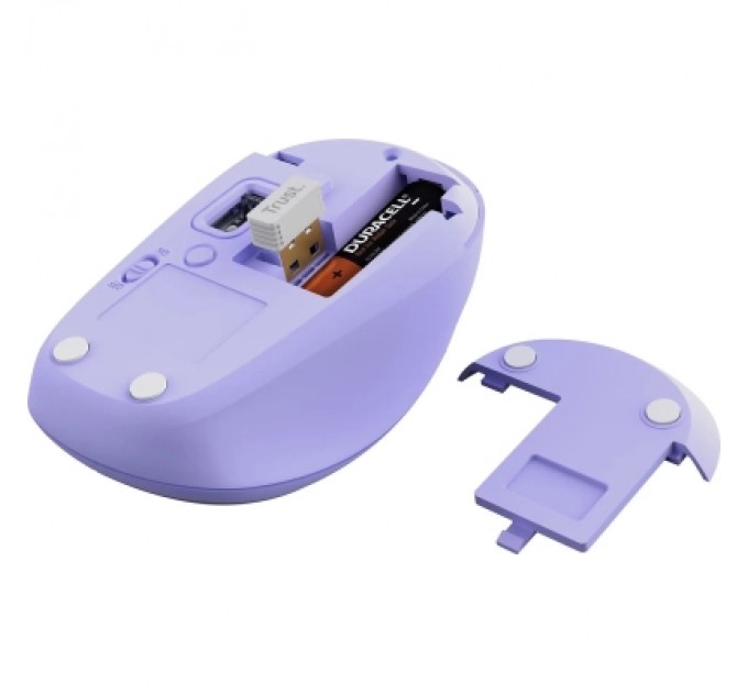 Trust Мишка Trust Yvi+ Multi-Device Wireless/Bluetooth Purple (25583)
