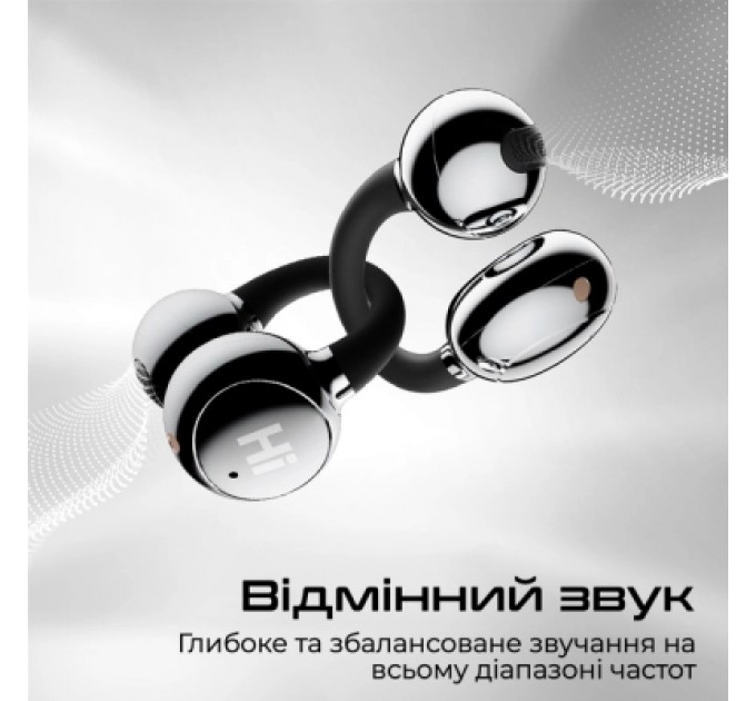 HIFuture Навушники HiFuture FlexClip Black (flexclip.black)
