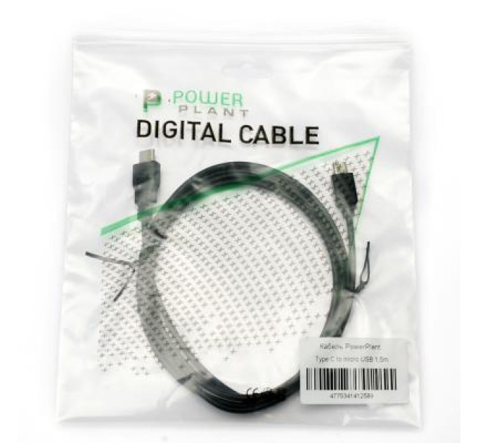 PowerPlant Дата кабель USB 3.0 Type C – micro USB 1.5м PowerPlant (KD00AS1258)