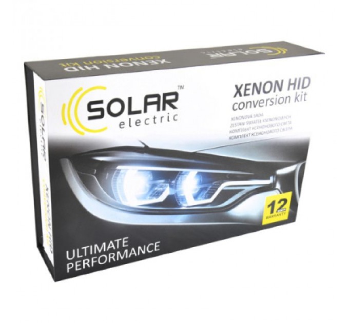 SOLAR Автолампа SOLAR H7 6000K,85V,35W PX26d +Ballast (4760)