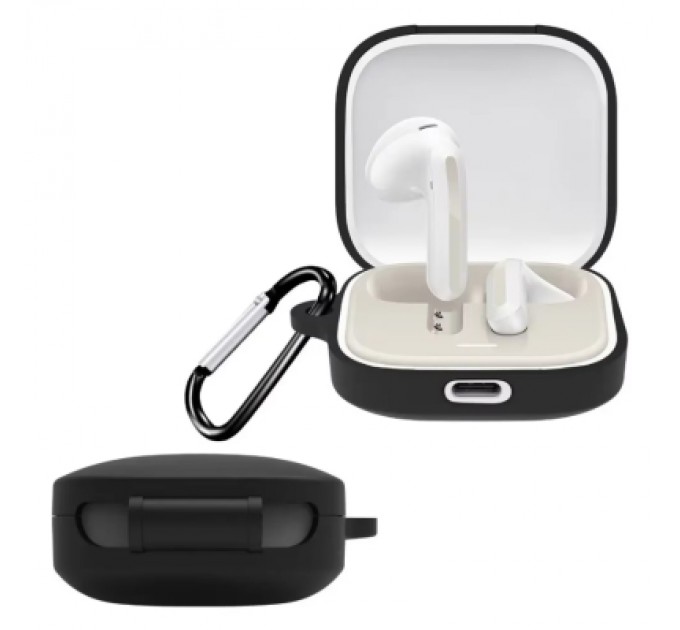 Чохол для навушників BeCover Silicon для Xiaomi Redmi Buds 6 Active Black (712012)