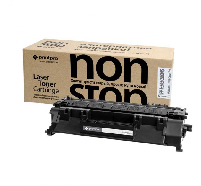 PrintProNS Картридж PrintPro NonStop (PP-H505/280NS) HP LJ M425DN/425DW (CE505A/CF280A)