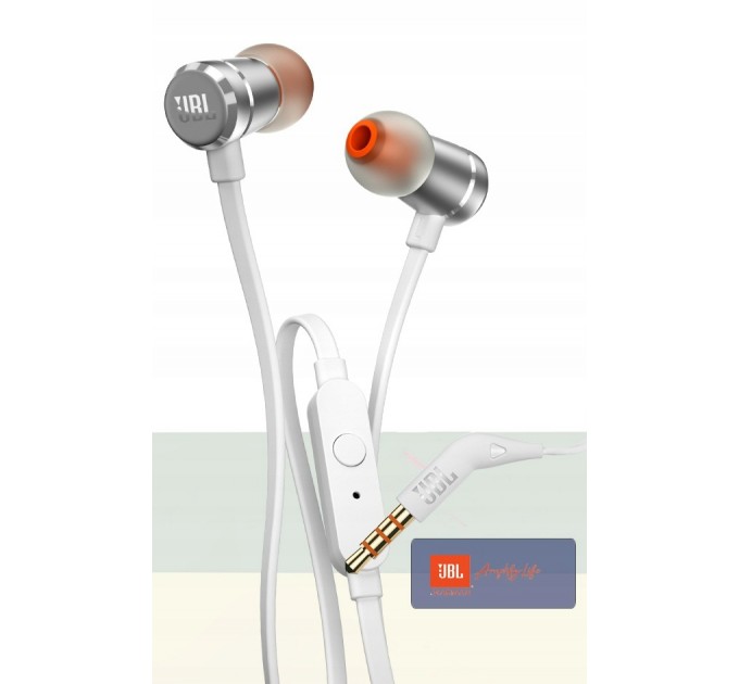 JBL Гарнiтура JBL T290 Silver (JBLT290SIL)