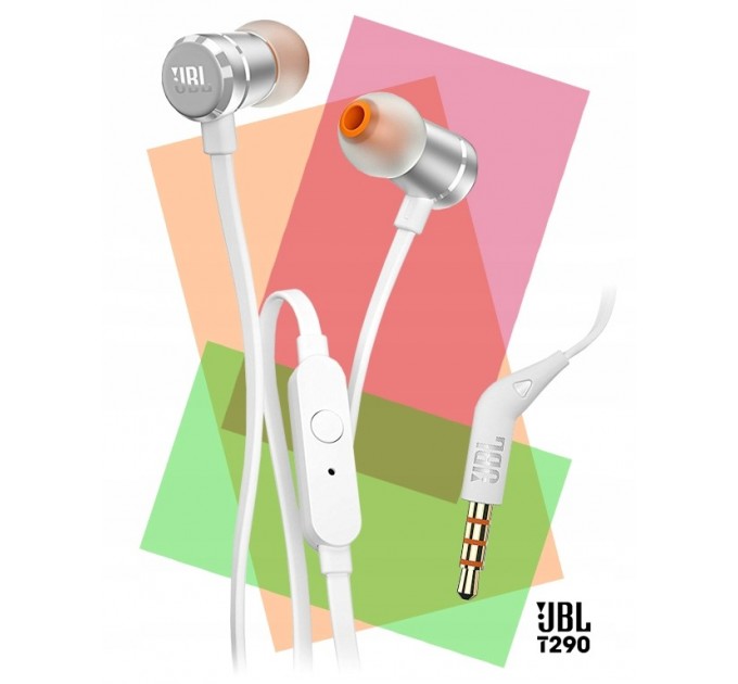 JBL Гарнiтура JBL T290 Silver (JBLT290SIL)