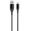 Belkin Кабель Belkin DuraTek Mixit USB-MicroUSB 1.2м Black (F2CU051bt04-BLK)