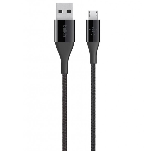 Belkin Кабель Belkin DuraTek Mixit USB-MicroUSB 1.2м Black (F2CU051bt04-BLK)