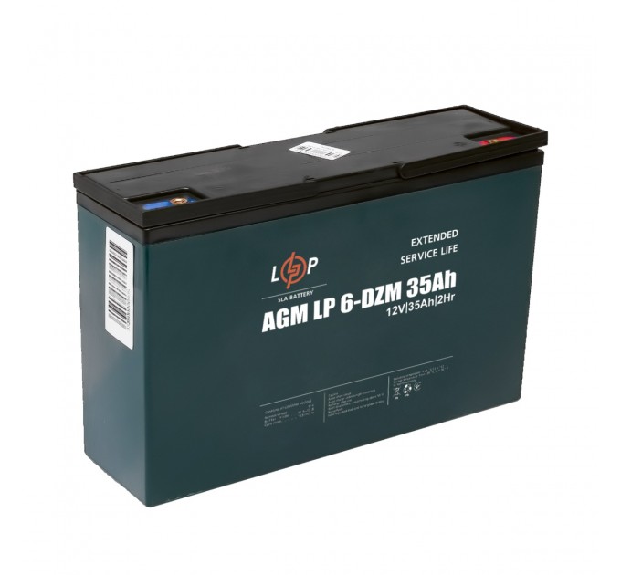 LogicPower Акумуляторна батарея LogicPower LP 12V 35AH (6-DZM-35) AGM