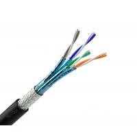 Кабель для зовнішньої прокладки OK-Net КПпПО-ВПЕ (600) S/FTP, CAT 7, 4х2х0,56, бухта 305м (7935052)