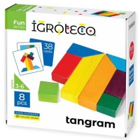 Розвиваюча іграшка Ігротеко Танграм 8 ел. + картки із завданнями (900446)