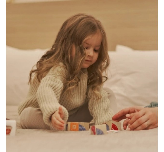 Ігротеко Розвиваюча іграшка Ігротеко Логічні кубики Склади візерунок (900477)