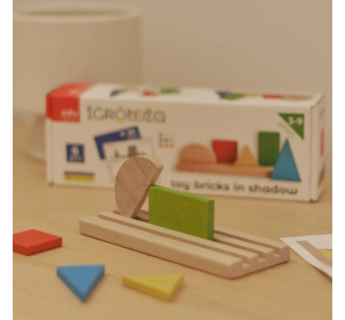 Ігротеко Розвиваюча іграшка Ігротеко деревяна Фігури і тіні (900606)
