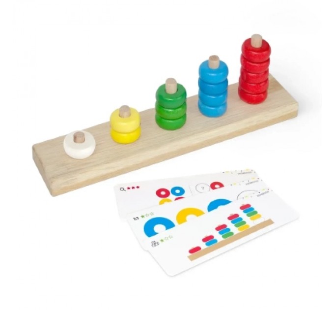 Ігротеко Розвиваюча іграшка Ігротеко Рахівничка-пірамідка (900439)