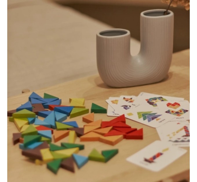 Ігротеко Розвиваюча іграшка Ігротеко Трикутна мозаїка 64 елементів (900194)