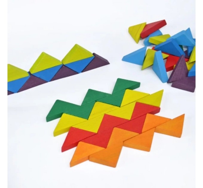 Ігротеко Розвиваюча іграшка Ігротеко Трикутна мозаїка 64 елементів (900194)