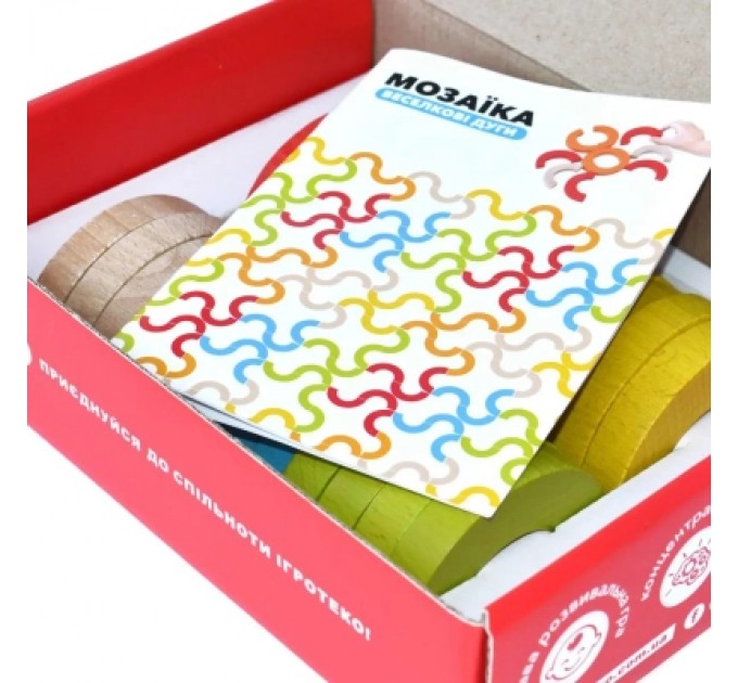Ігротеко Розвиваюча іграшка Ігротеко Мозаїка ВЕСЕЛКОВІ ДУГИ 24 елементів (900507)