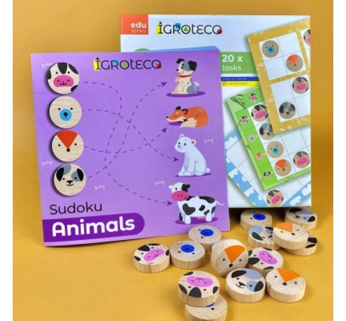 Ігротеко Розвиваюча іграшка Ігротеко Судоку Тварини (900705)