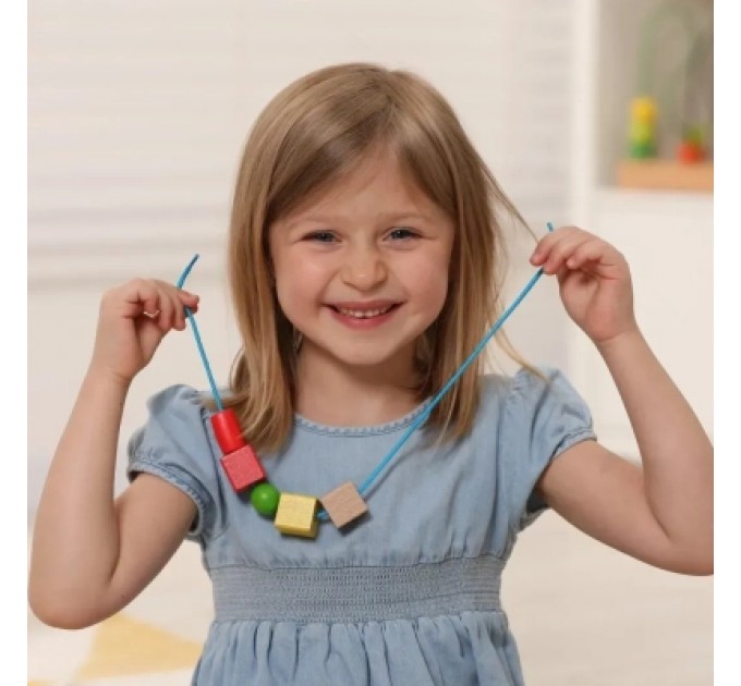 Ігротеко Розвиваюча іграшка Ігротеко шнурівка для малюків Геометрика (900019)
