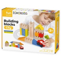 Кубики Ігротеко Будівельні блоки Місто 18 елементів (900538)