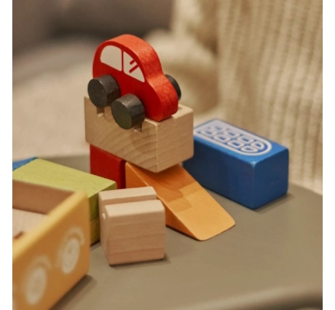 Ігротеко Кубики Ігротеко Будівельні блоки Місто 18 елементів (900538)