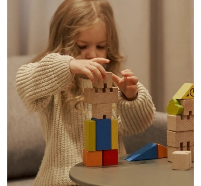 Ігротеко Кубики Ігротеко Будівельні блоки Місто 18 елементів (900538)