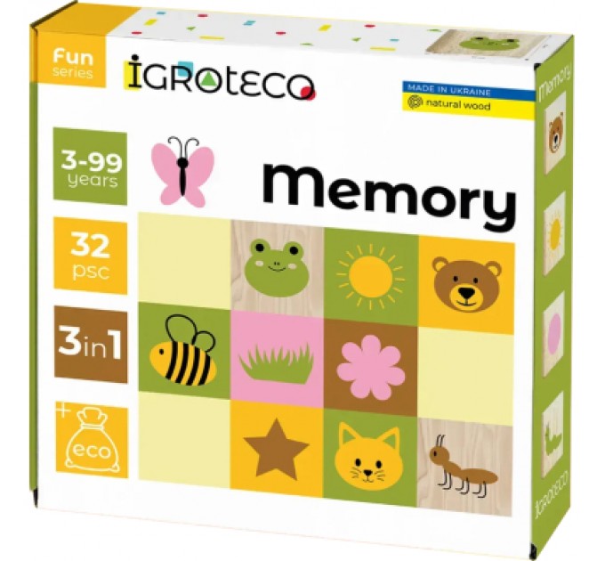 Ігротеко Настільна гра Ігротеко Меморі 32 елементів (900644)