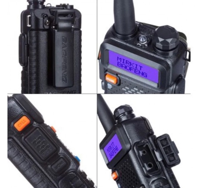 Baofeng Портативна рація Baofeng UV-5R Black Six Pack комплект 6 шт (2200000758965)