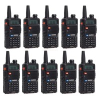 Портативна рація Baofeng UV-5R Black Ten Pack комплект 10 шт (2200000758972)