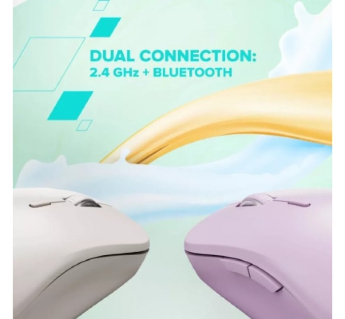 Мишка Canyon MW-12 Wireless/Bluetooth Beige (CNS-CMSW12BG)