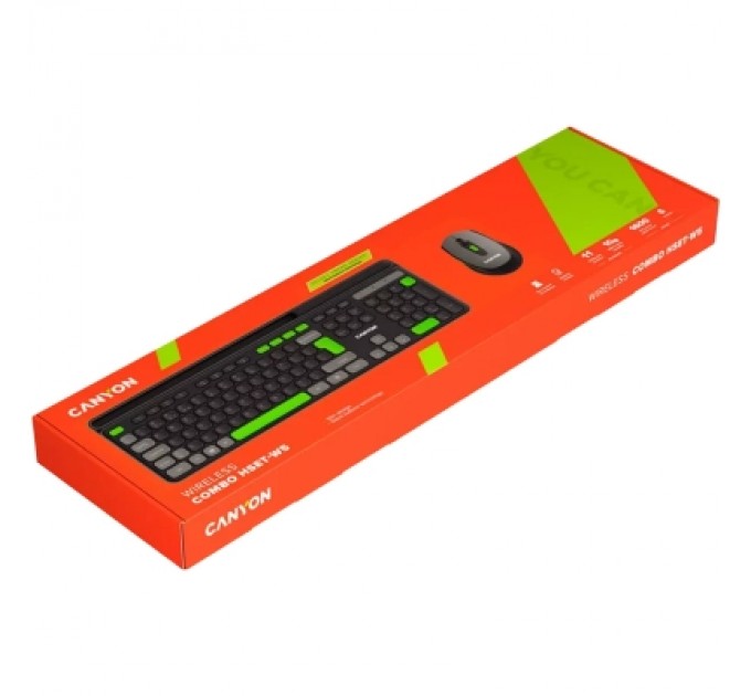 Canyon Комплект Canyon HSET-W5 Wireless UA Black (CNS-HSETW5BK)