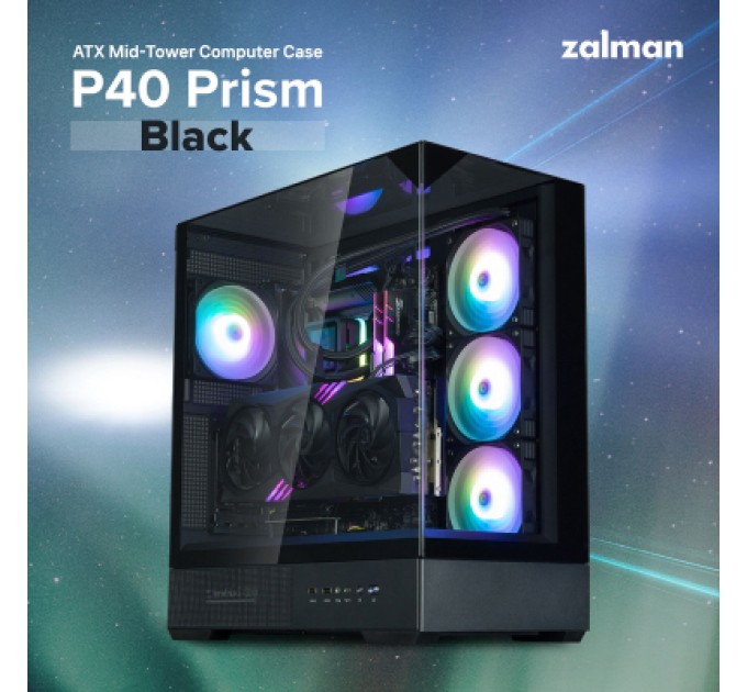 Zalman Корпус Zalman P40 Prism (P40PRISMBLACK)