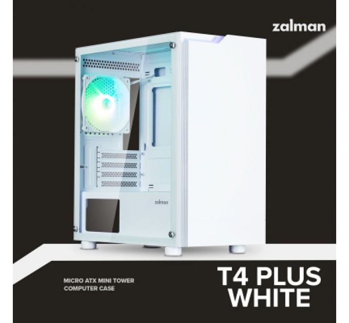 Zalman Корпус Zalman T4 Plus (T4PLUSWHITE)