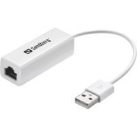 Перехідник USB 2.0 Type-A to Ethernet RJ45 100Mb Sandberg (133-78)
