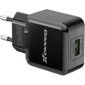 Grand-X Зарядний пристрій Grand-X CH-03B (5V/2,1A) Black (CH-03B)