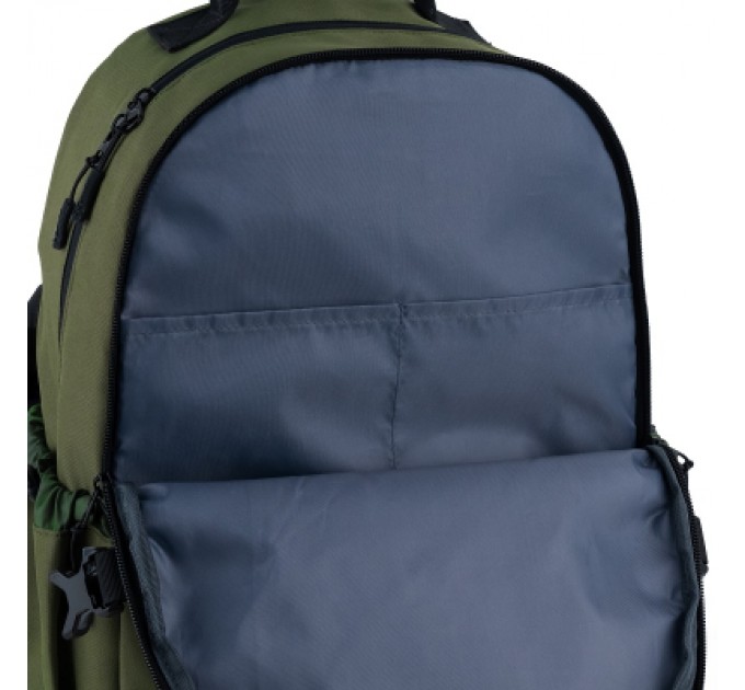 GoPack Рюкзак шкільний GoPack Education Teens 186 хакі (GO25-186L-3)
