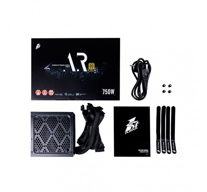 1stPlayer Блок живлення 1stPlayer PS-750AR (AR-GLD-750-BK-EU) 750W