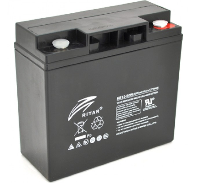 Батарея до ДБЖ Ritar HR1250WB, 12V 14 Ah (HR1250WB)