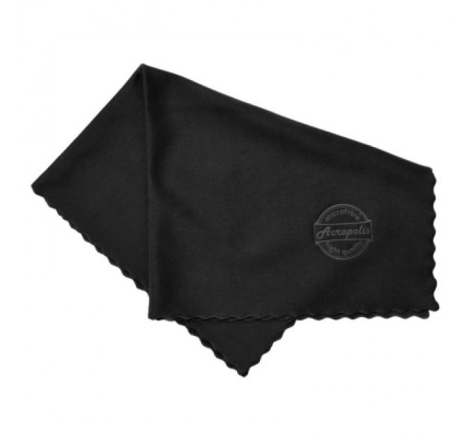 Acropolis Серветки Acropolis A-90/12 microfiber 29*22см black, поштучно (A90-12BK)