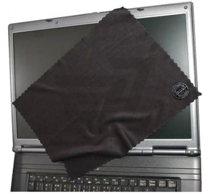 Acropolis Серветки Acropolis A-90/12 microfiber 29*22см black, поштучно (A90-12BK)