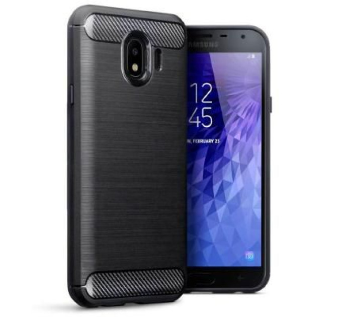 Laudtec Чохол до мобільного телефона Laudtec для Samsung J4/J400 Carbon Fiber (Black) (LT-J400F)