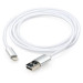 Vinga Дата кабель USB 2.0 AM to Lightning 1m nylon silver Vinga (VCPDCLNB1S)