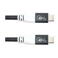 Кабель San Guan USB Type-C - USB Type-C (M/M) PD 100W, 40Gbps, 3м Black (CA914135)