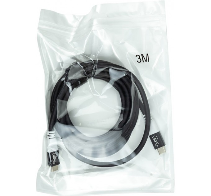 San Guan Кабель San Guan USB Type-C - USB Type-C (M/M) PD 100W, 40Gbps, 3м Black (CA914135)