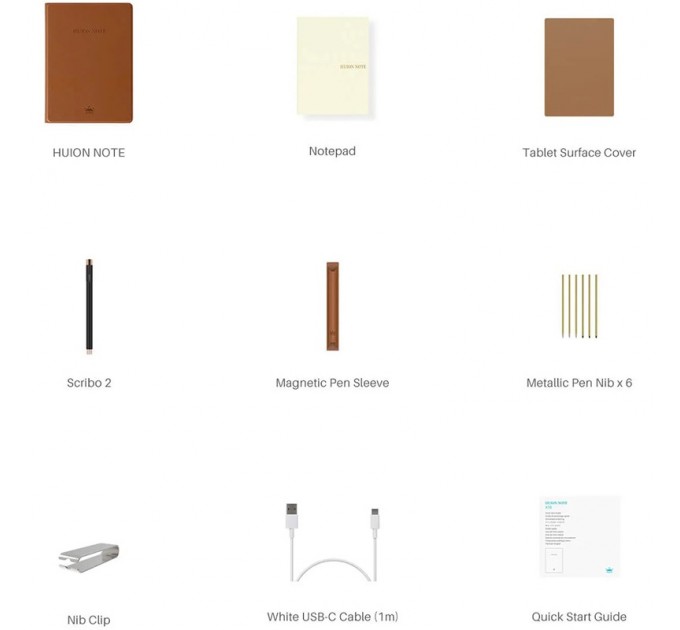 Huion Блокнот Huion Note X10 Brown