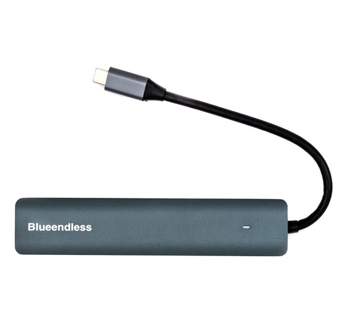 Blueendless Концентратор USB Type-C Blueendless Space Grey (CA913909)