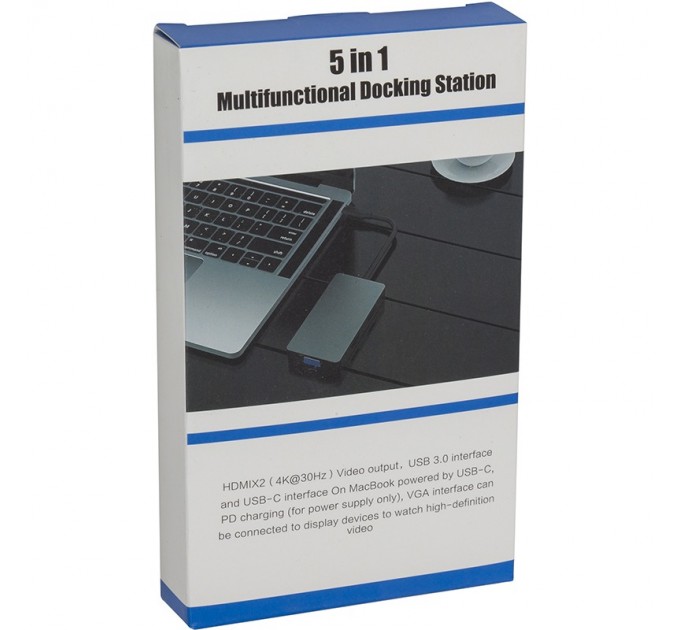 Концентратор USB Type-C HiSmart Grey (CA913879)