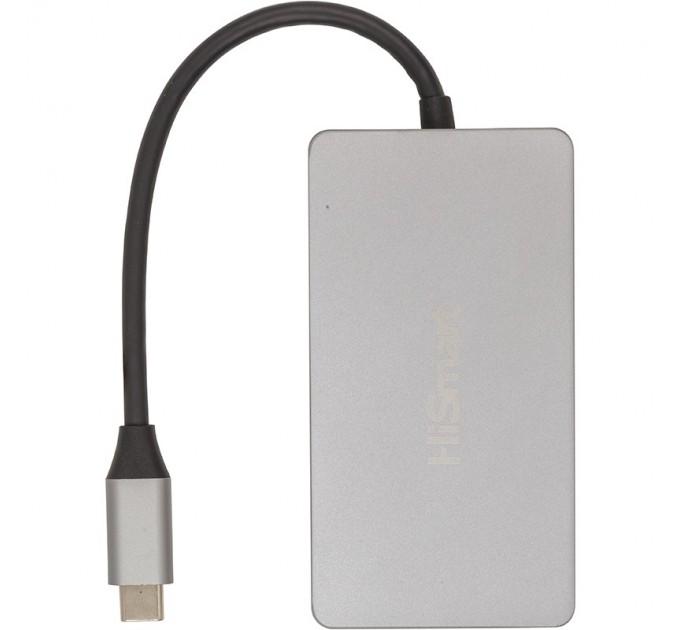 Концентратор USB Type-C HiSmart Grey (CA913879)