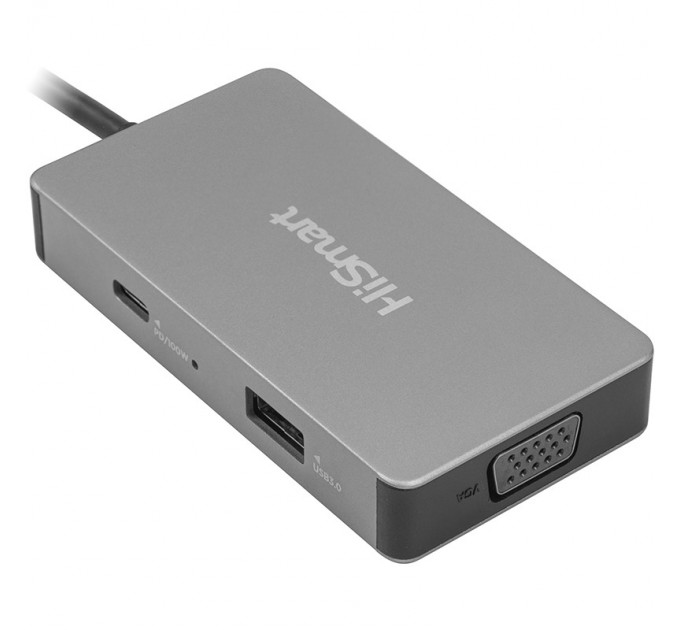 Концентратор USB Type-C HiSmart Grey (CA913879)