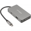 Концентратор USB Type-C HiSmart Grey (CA913879)