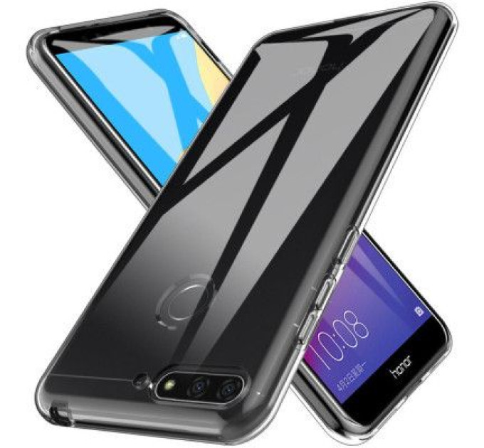 Laudtec Чохол до мобільного телефона Laudtec для Huawei Y6 2018 Clear tpu (Transperent) (LC-HY62018T)